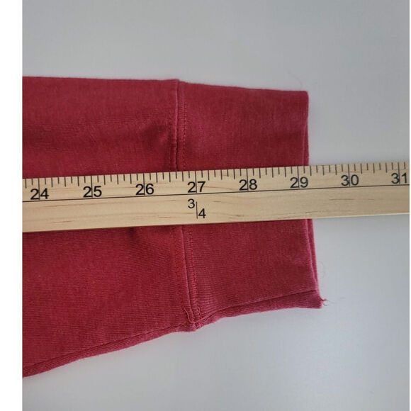 ARIAT REBAR COTTON STRONG LONG SLEEVE QUALITY TSHIRT IN HEATHERED RED, SZ 2XL - Picture 12 of 13